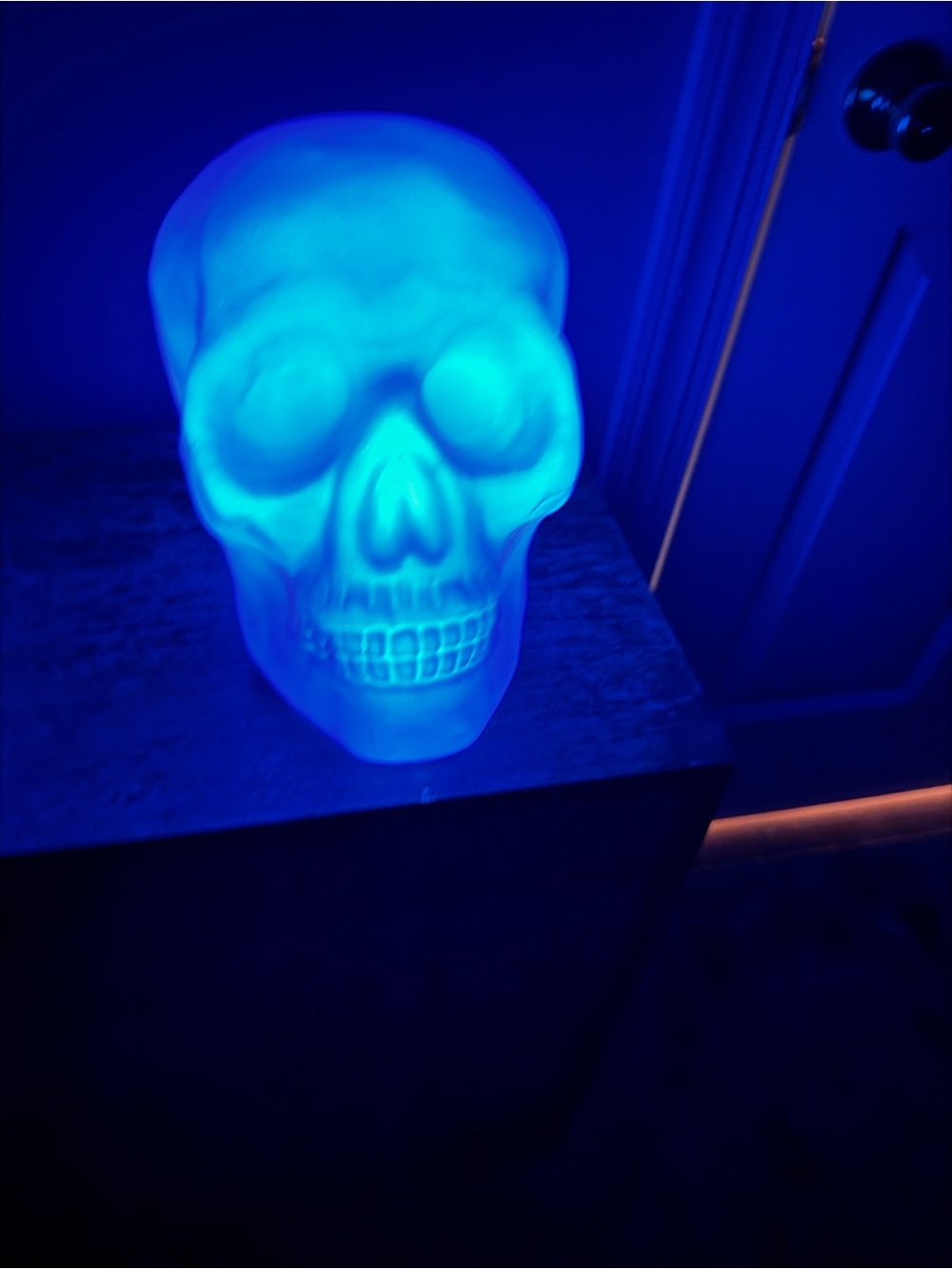 Ashland Halloween Color Changing Light up Skull